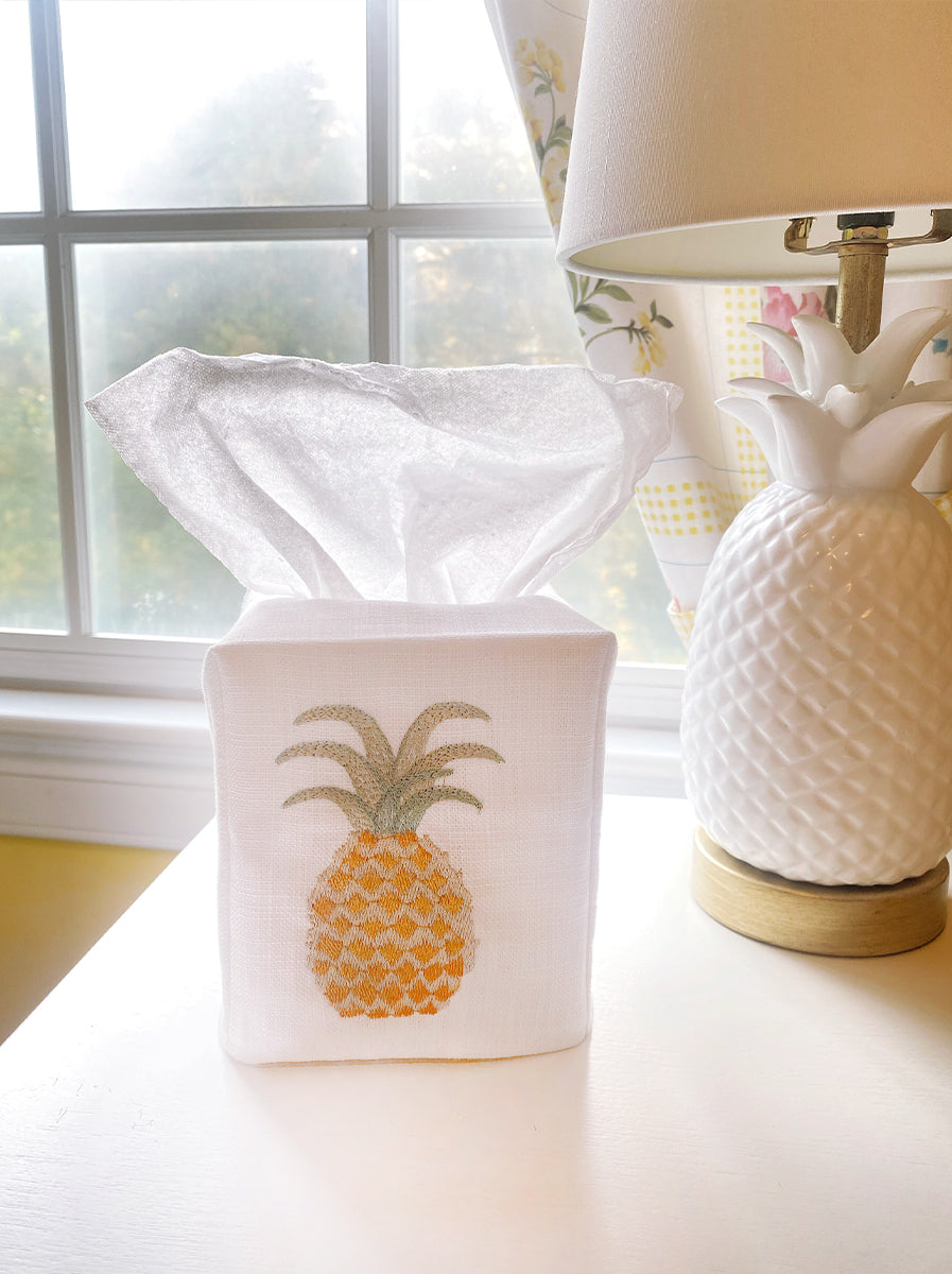 Tissue Box Cover, Pineapple