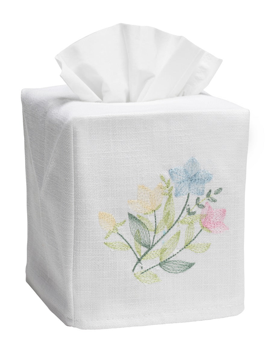 Tissue Box Cover, Spring Meadow
