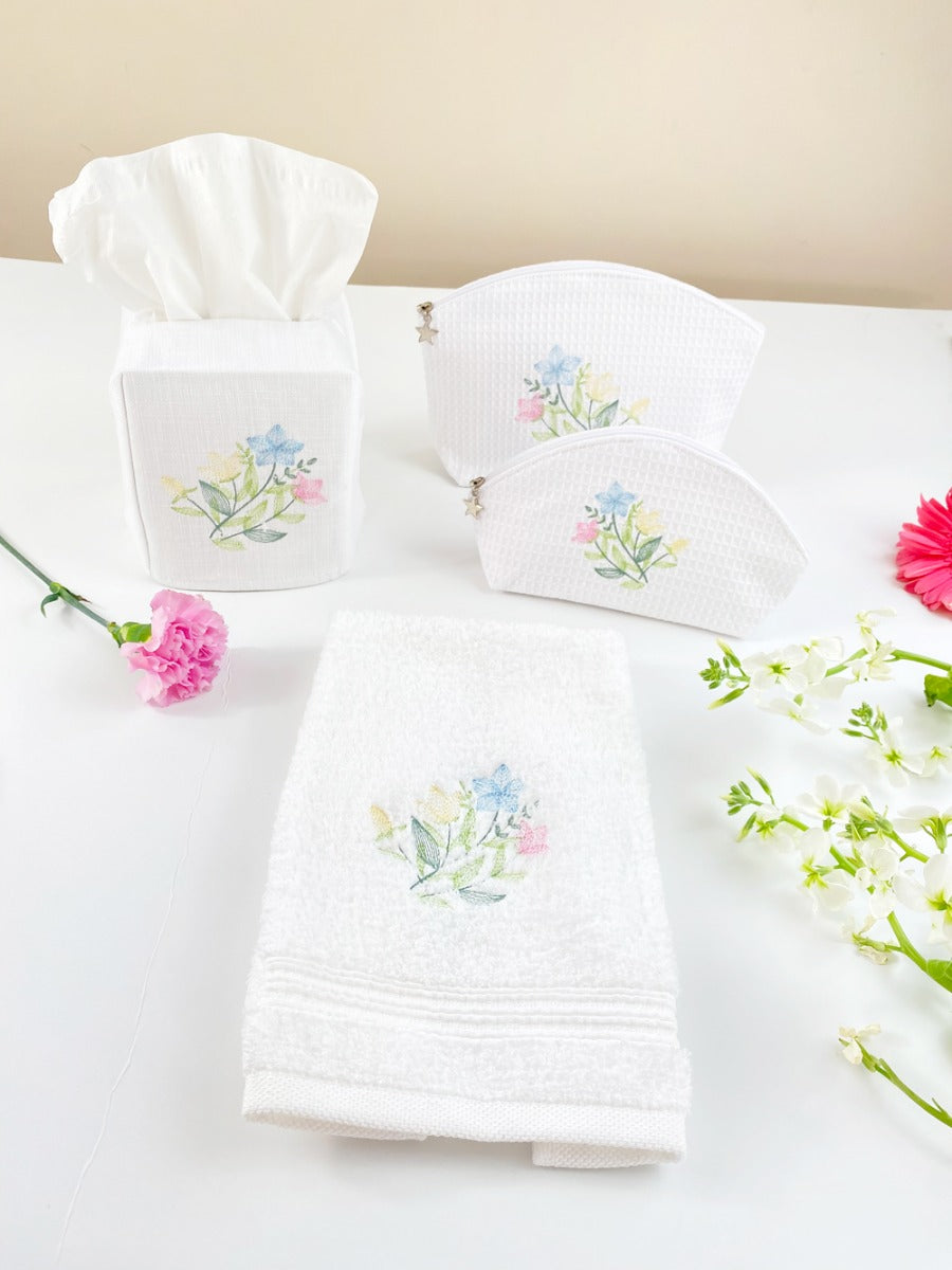 Cosmetic Bag (Medium), Spring Meadow
