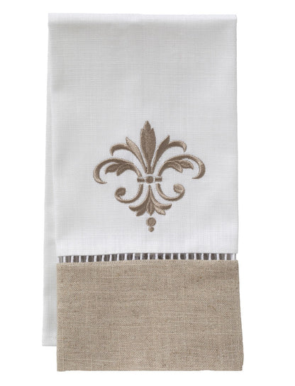 Guest Towel, Combo Linens, Fleur de France (Beige)
