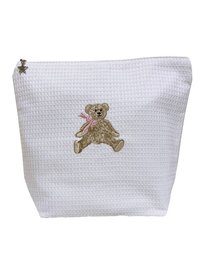 Cosmetic Bag (Large), Waffle Weave, Children's Designs
