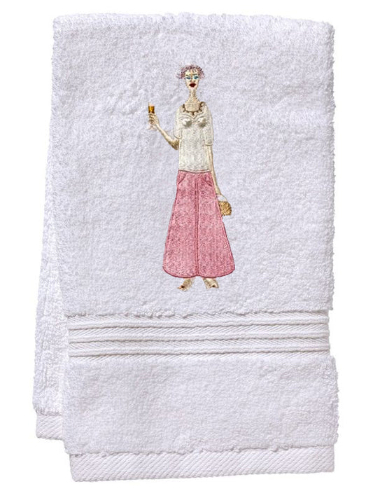 Guest Towel, Terry, Champagne Lady (Pink)