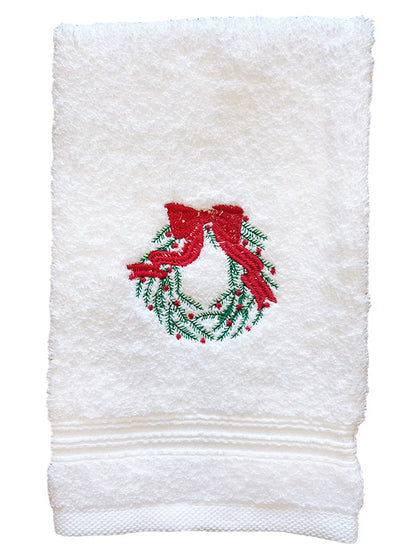 Guest Towels, Embroidered, Holiday