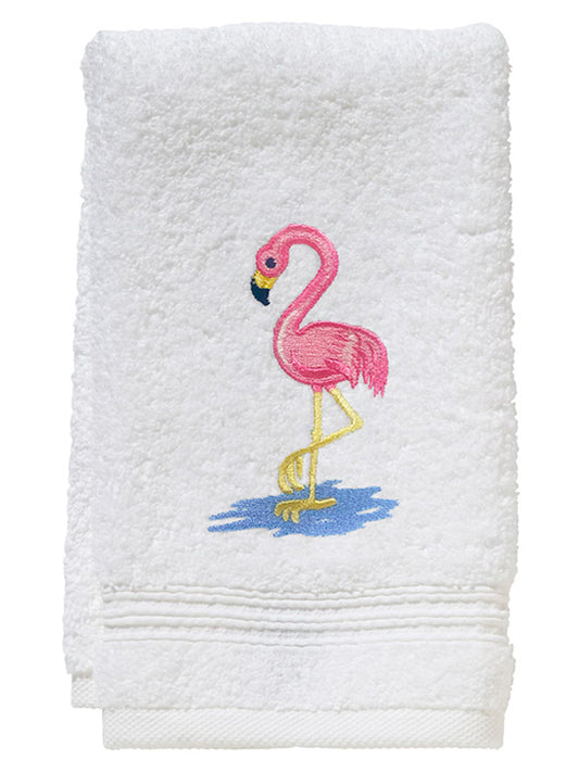 Guest Towel, Terry, Flamingo (Pink)
