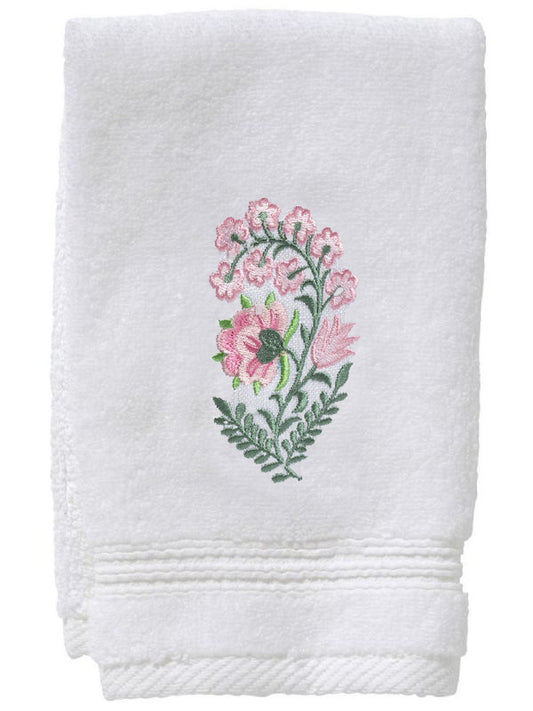 Guest Towel, Terry, Fleur (Pink)