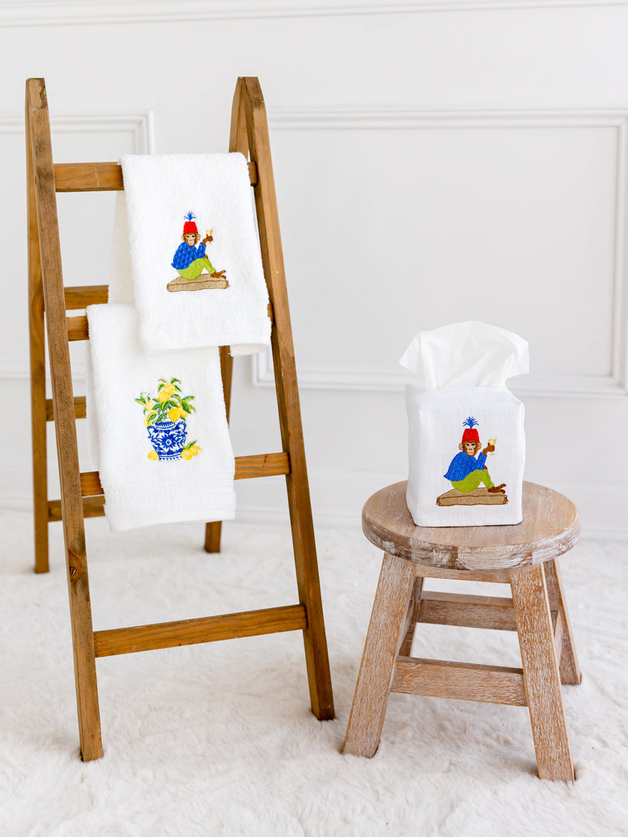 Guest Towel, Terry, Martini Monkey