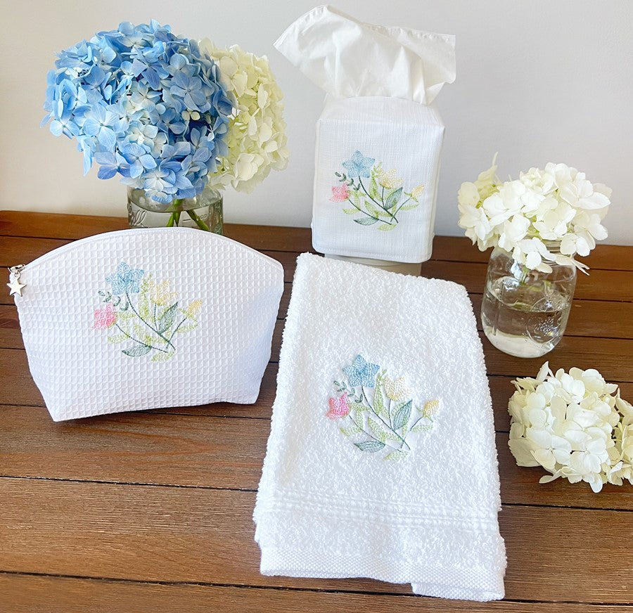 Guest Towel, Terry, Spring Meadow
