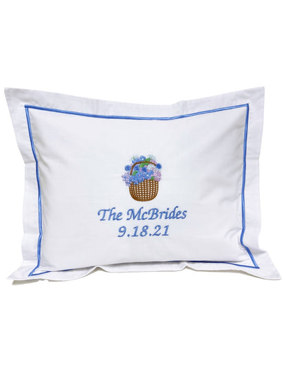 Boudoir Pillow Cover, Nantucket Basket