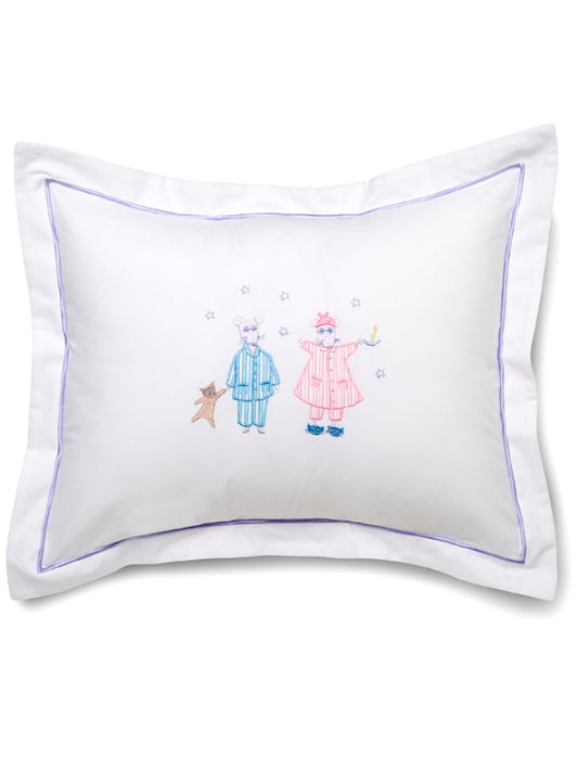 Baby Boudoir Pillow Cover, Good Night Mice