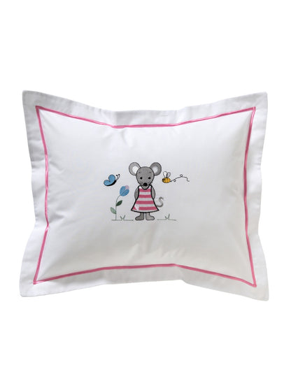 Baby Boudoir Pillow Cover, Nature Mouse