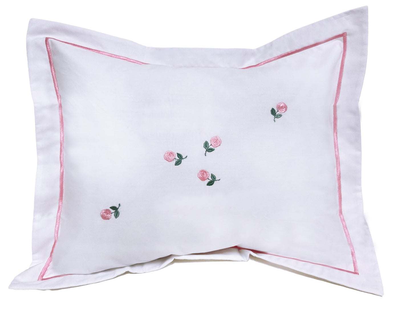 Baby Boudoir Pillow Cover, Rosebuds (Pink)