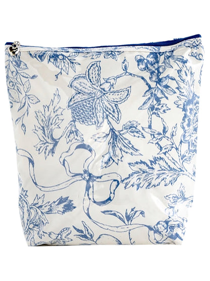 Cosmetic Bag (Large), Cotton/Waterproof PVC