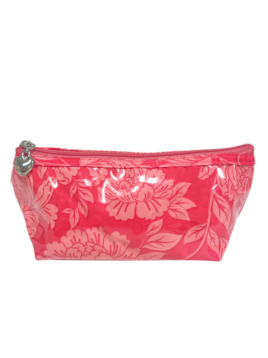 Cosmetic Bag (X/Small), Peonies in Pink