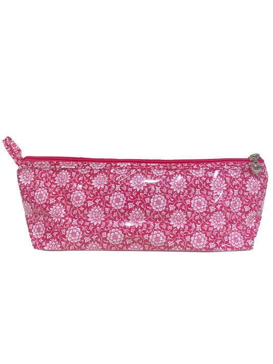 Brush Bag (Long), Gerbera (Raspberry)