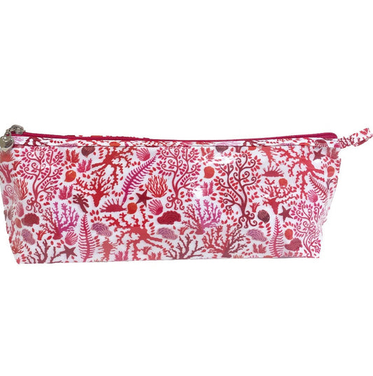 Brush Bag (Long), Seashells (Coral)