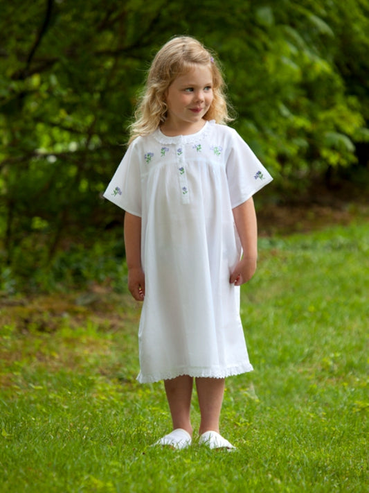 Debbie White Cotton Dress