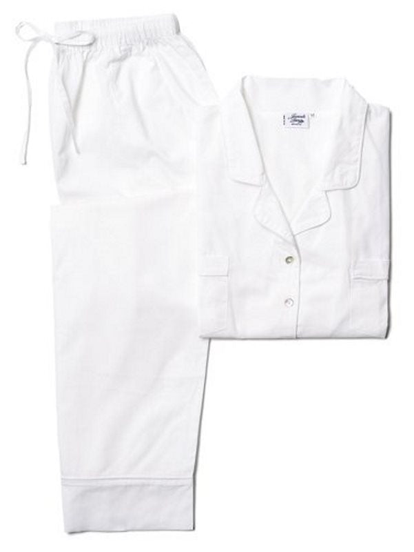 Lori Jayne White Cotton Pajamas