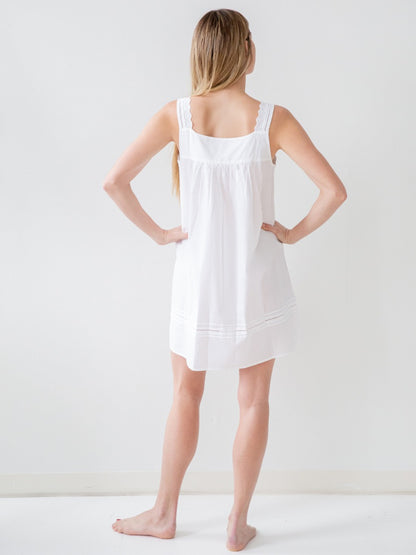 Maeve White Cotton Nightgown