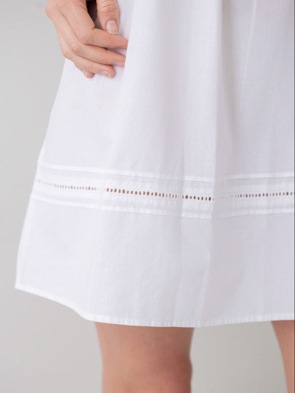 Maeve White Cotton Nightgown