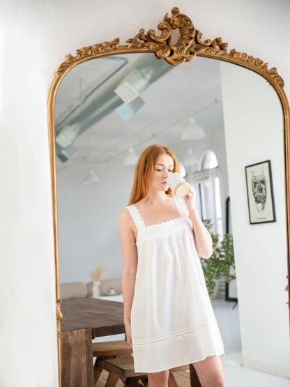Maeve White Cotton Nightgown