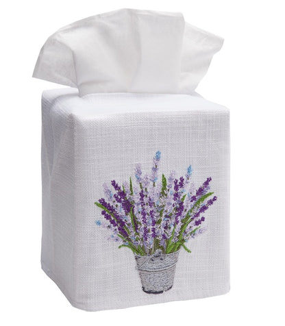 Tissue Box Cover, Lavender Bucket (Lavender)