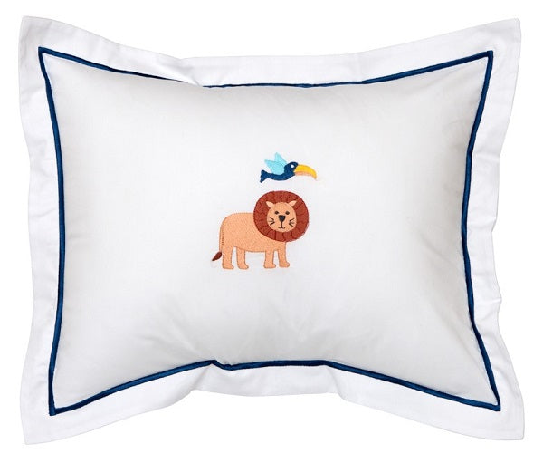 Baby Boudoir Pillow Cover, Lion & Bird
