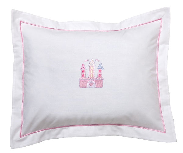 Baby Boudoir Pillow Cover, Cinderella Castle (Pink)