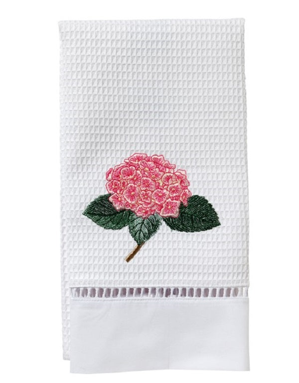 Guest Towel, Waffle Weave, Hydrangea Too (Pink)
