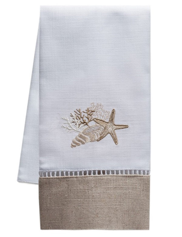 Guest Towel, Combo Linens - Shell Collection (Beige)