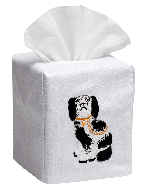 Jacaranda Living Staffordshire Dog Tissue Box Cover - Thumbnail 2