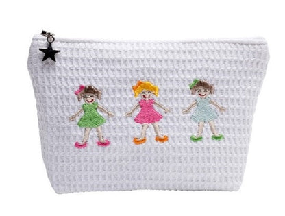 Cosmetic Bag (Small), Waffle Weave, Children's Designs