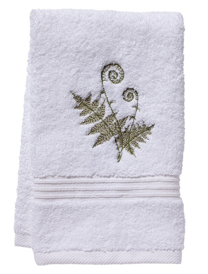 Guest Towel, Terry, Fiddlewood Fern (Olive)