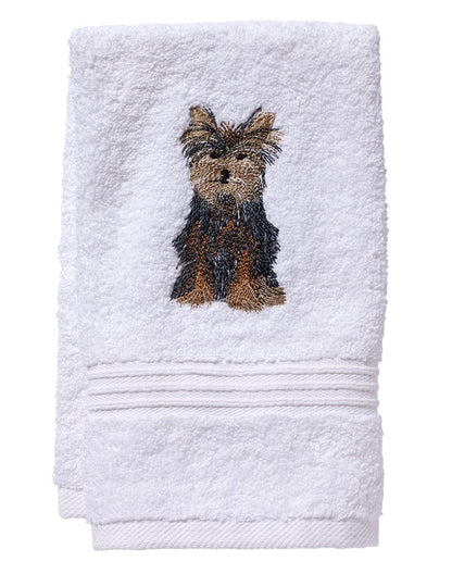 Guest Towel, Terry, Yorkie Dog