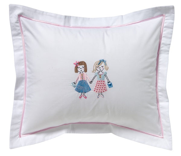 Baby Boudoir Pillow Cover, Besties