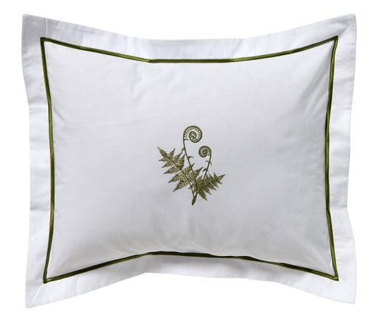 Boudoir Pillow Cover, Fiddlewood Fern (Olive)