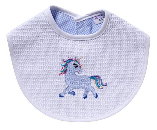 Bib, Unicorn (Blue)