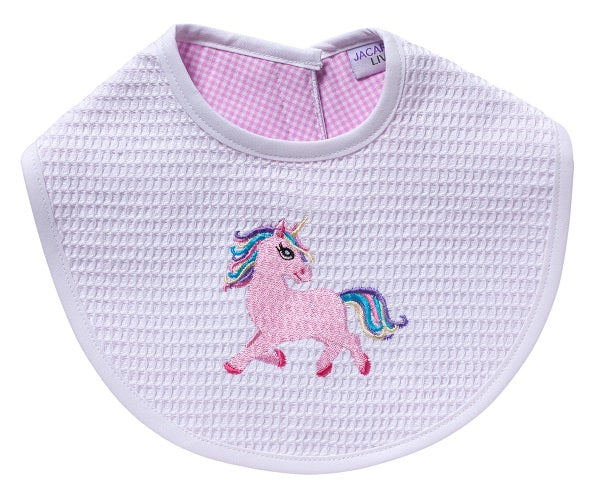 Bib, Unicorn (Pink)