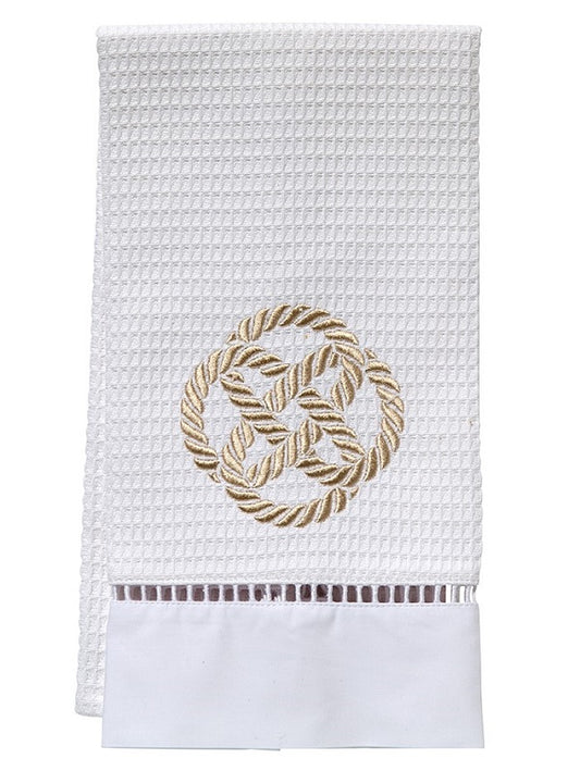 Guest Towel, Waffle Weave, Sailor's Knot (Beige)