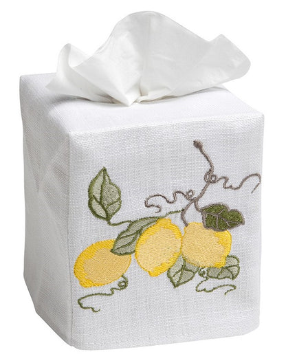 Tissue Box Cover, Lemon Branch