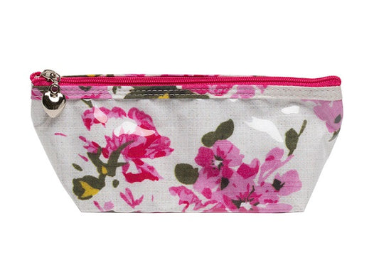 Cosmetic Bag (X/Small), Magenta Blossom