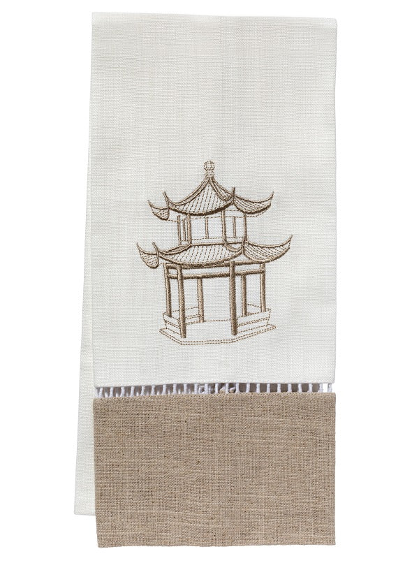 Guest Towel, Combo Linens, Pagoda (Beige)