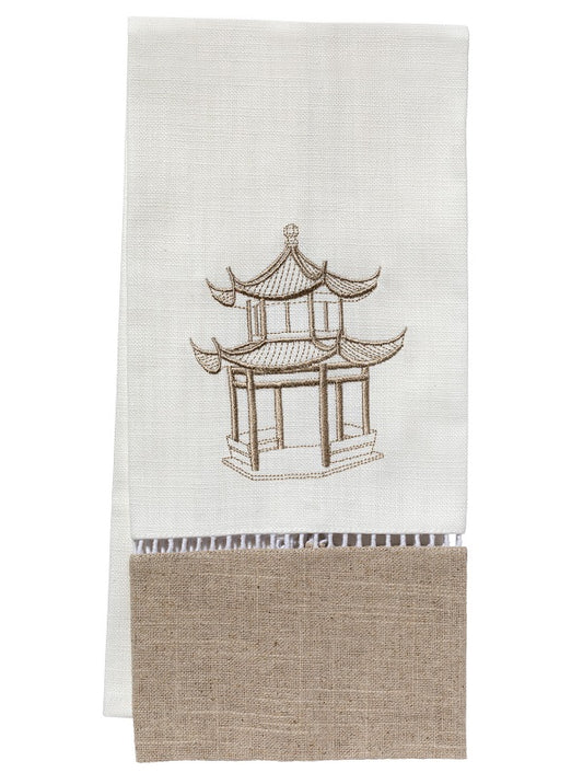 Guest Towel, Combo Linens, Pagoda (Beige)