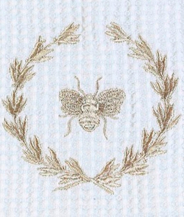 Lorraine White Cotton Pajamas, Embroidered