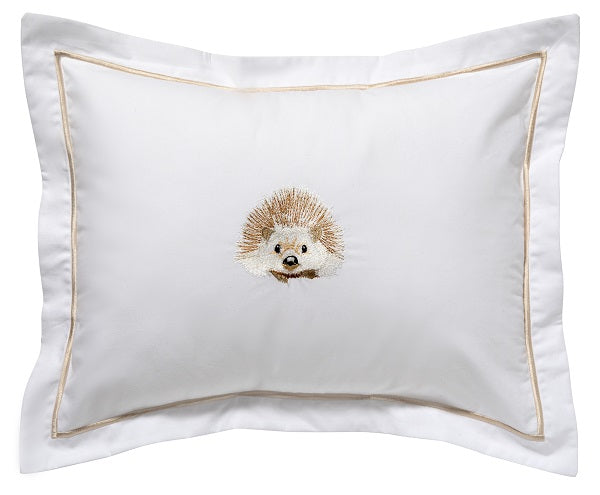 Baby Boudoir Pillow Cover, Hedgehog (Beige)
