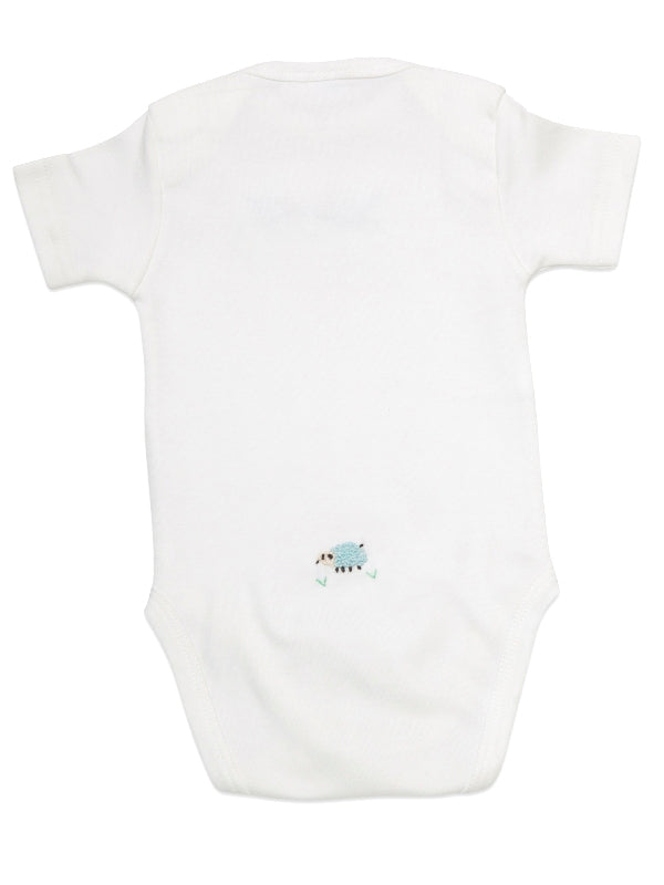 Onesie (Short Sleeve), Sheep (Blue)