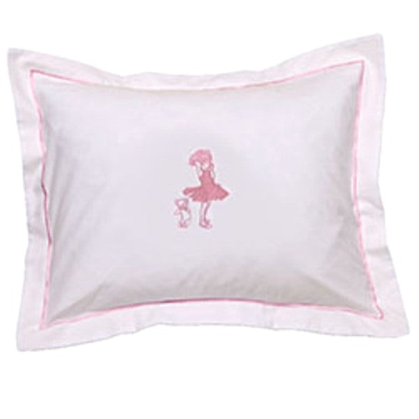 Baby Boudoir Pillow Cover, Sleepy Ballerina (Pink)