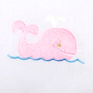 Baby Boudoir Pillow Cover, Whale (Pink)