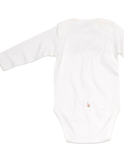 Onesie (Long Sleeve), Rosebuds & Butterfly (Pink)