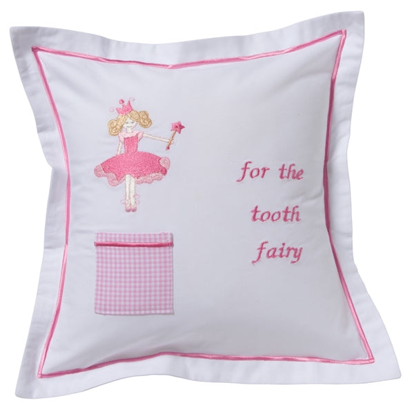 Tooth Fairy Pillow Cover, Princess (Pink)