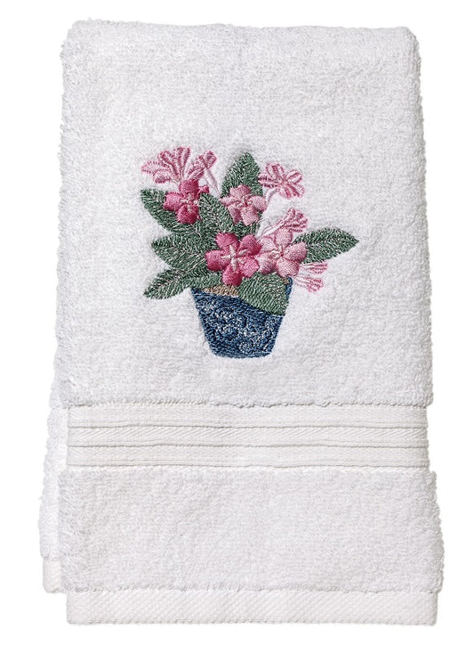 Guest Towel, Terry, Cachepot (Pink)